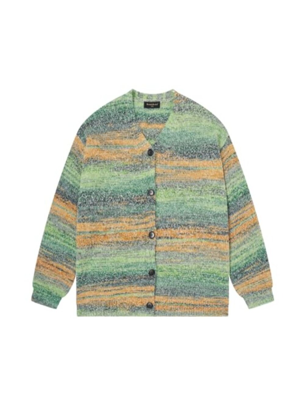 Wool Blend Button-Front Knit Cardigan Women's Long Sleeve Sweater